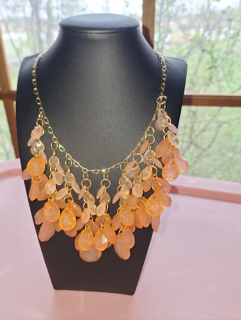 Vintage Tear Drop Necklace
